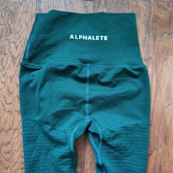 Alphalete Revival Seamless Leggings Blade Green XXS - Picture 4 of 8
